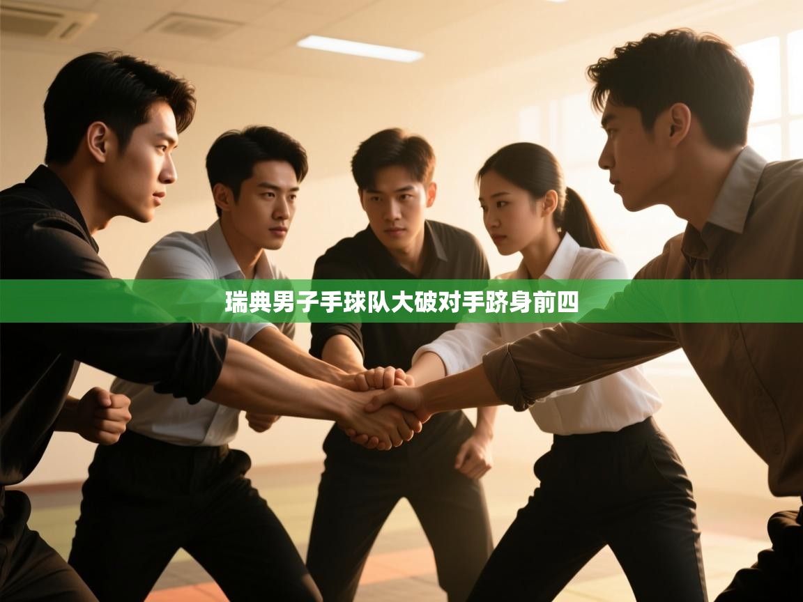 瑞典男子手球队大破对手跻身前四  第2张